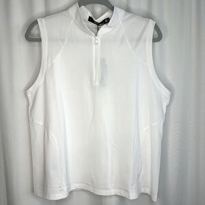 NEW RLX Ralph Lauren Women’s Polo Shirt Size XL White